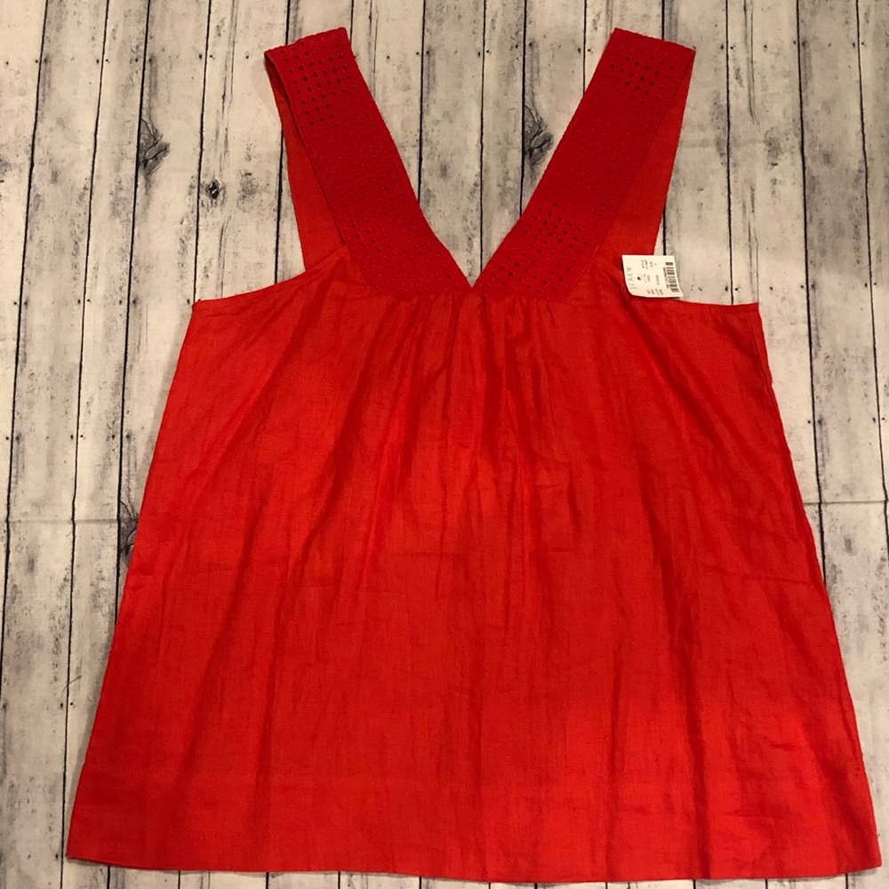 J.Crew Sleeveless Linen Top